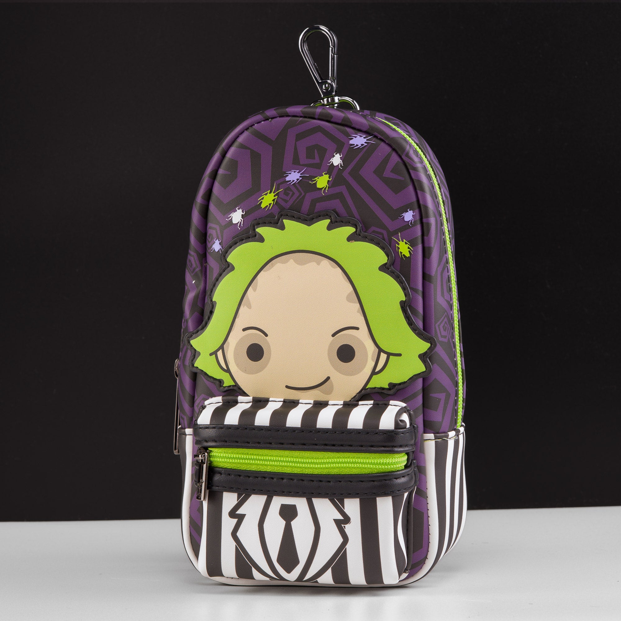 Loungefly x Beetlejuice Pin Stripe Pencil Case