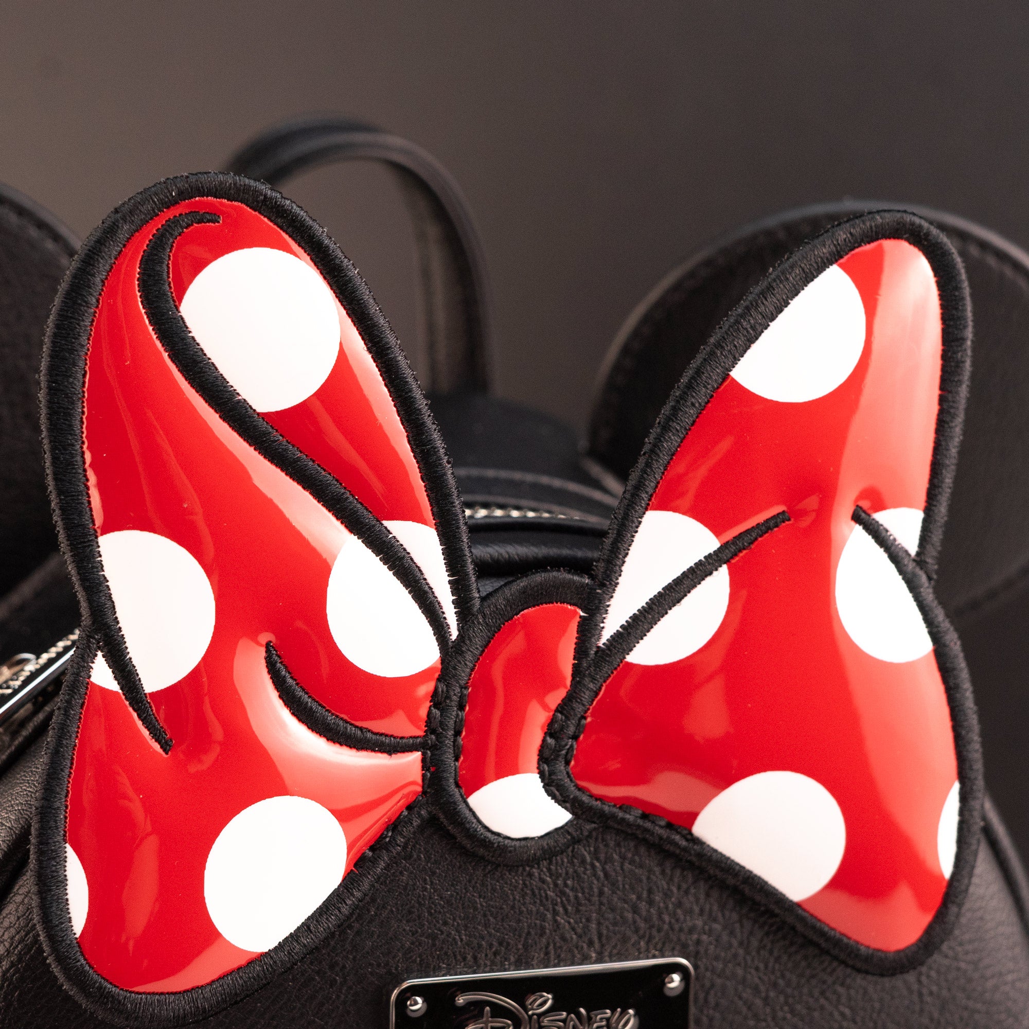 Loungefly x Disney Minnie Mouse Quilted Polka Dot Bow Mini Backpack