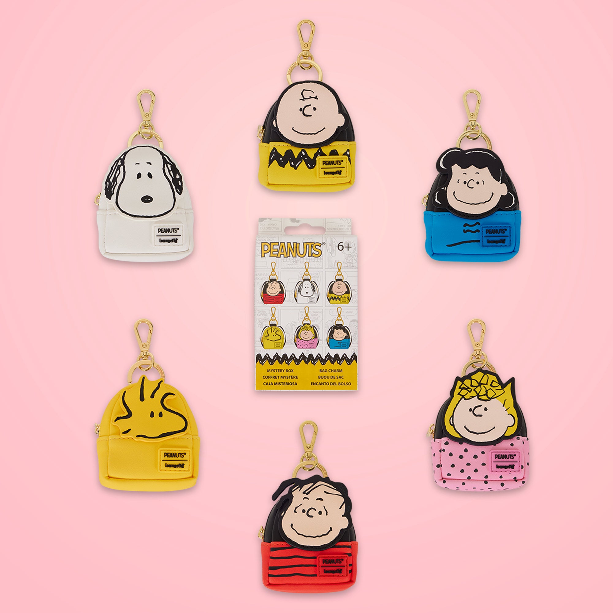 Loungefly x Peanuts Mystery Mini Backpack Bag Charms