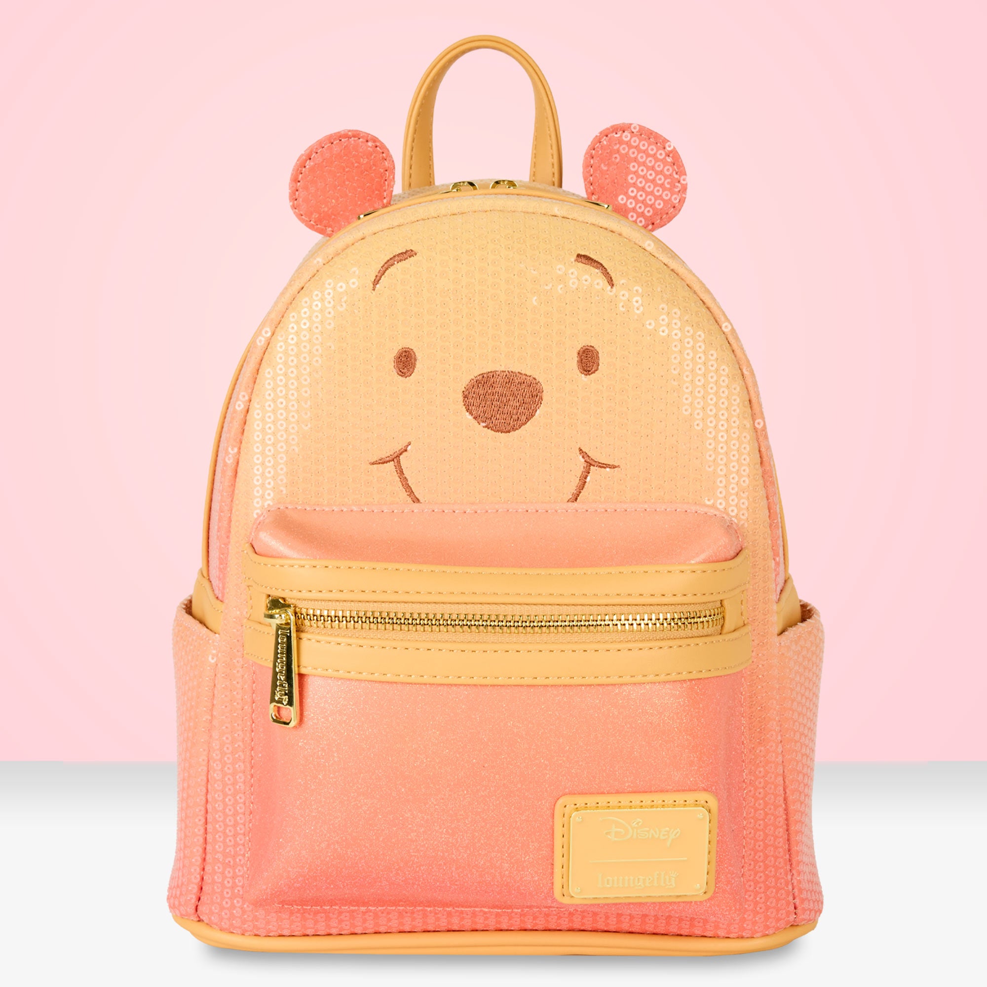 Loungefly x Disney Winnie The Pooh Sequin Glitter Mini Backpack
