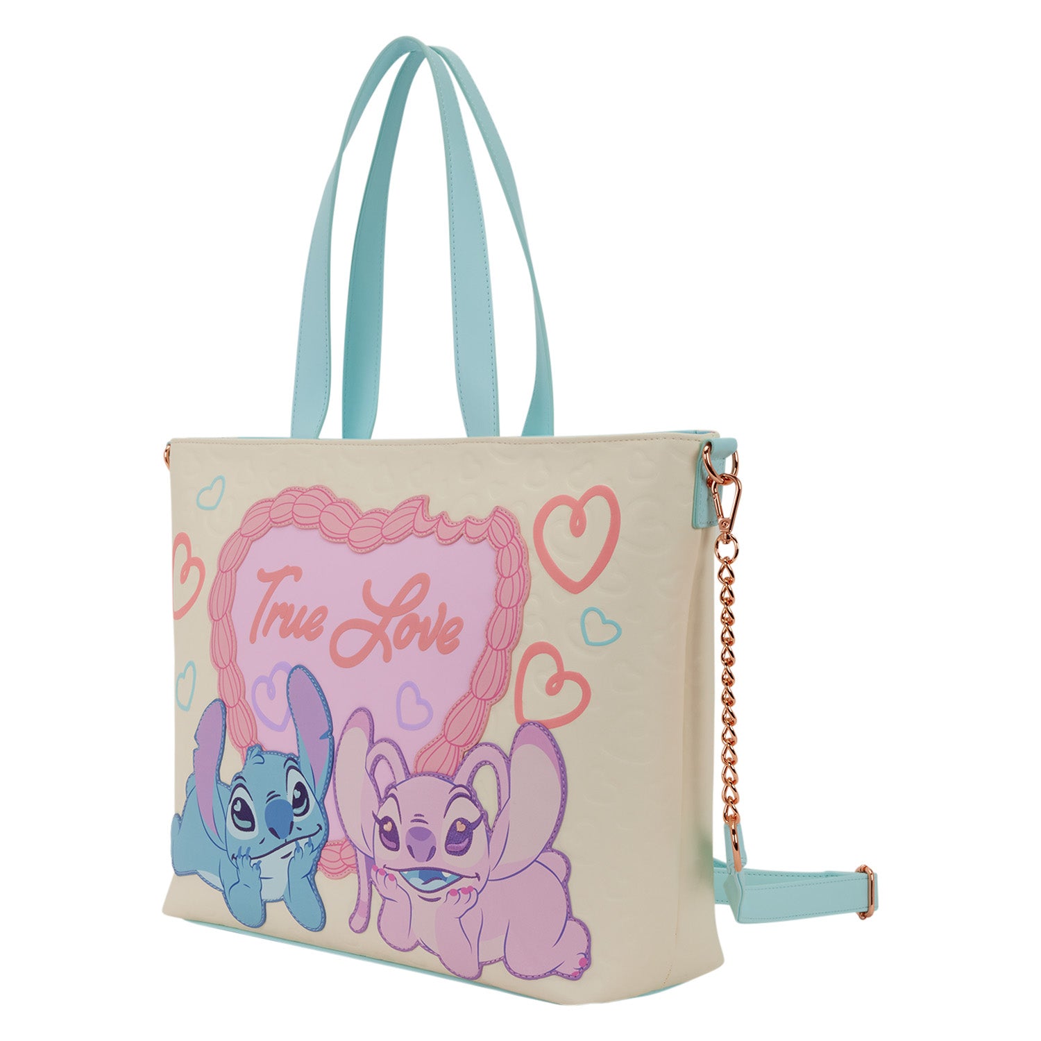 Loungefly x Disney Lilo & Stitch True Love Tote Bag