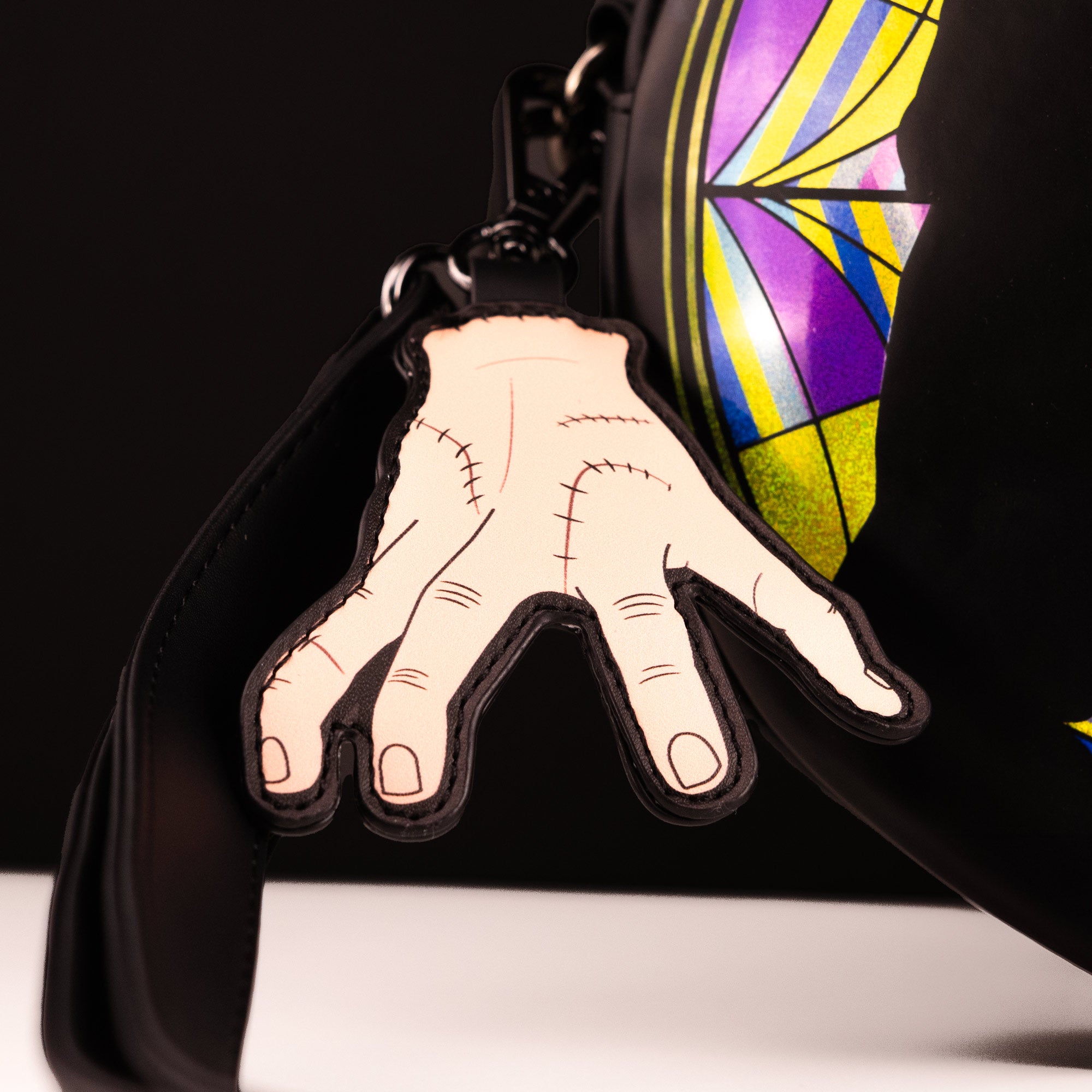 Loungefly x Wednesday Stained Glass Window Crossbody Bag