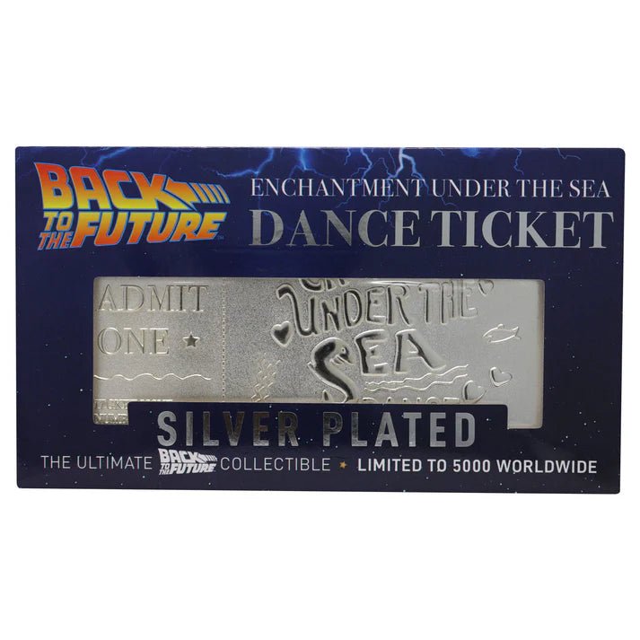 Back to the Future Silver Plated Enchantment Under the Sea Dance Ticket - GeekCore