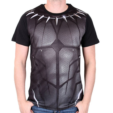 Black Panther Costume T - Shirt - GeekCore