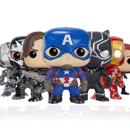 Captain America Civil War Funko Pop! Vinyls – GeekCore