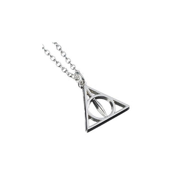 Harry Potter Deathly Hallows Sterling Silver Necklace - GeekCore