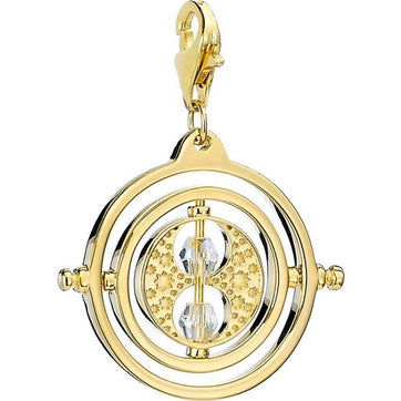 Harry Potter Time Turner Gold Plated Clip on Charm with Swarovski Crystals - GeekCore