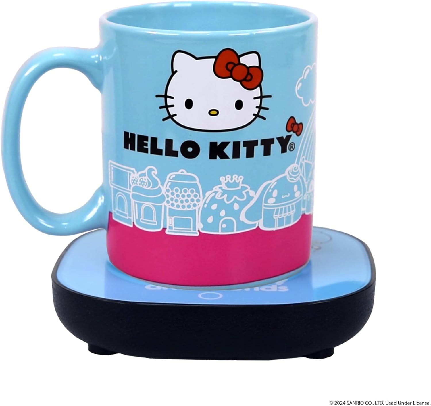 Hello Kitty Coffee Mug & Warmer Set - GeekCore