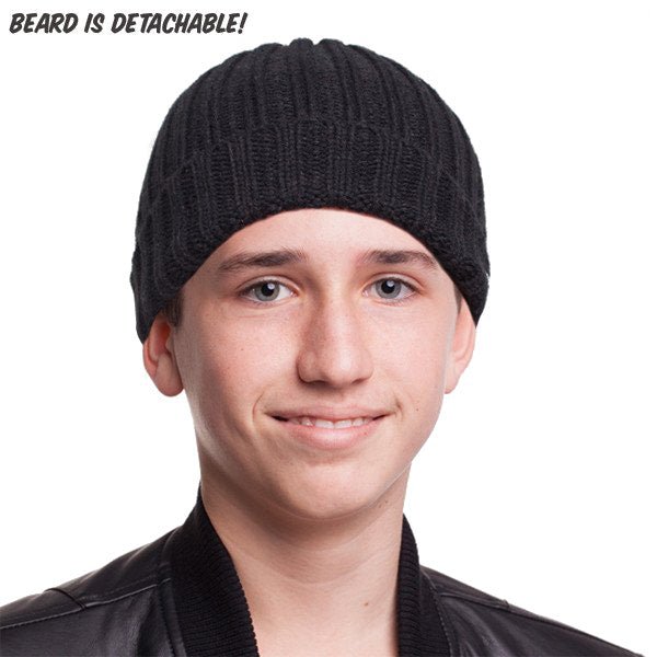 Kids Lumberjack Beard Hat - GeekCore