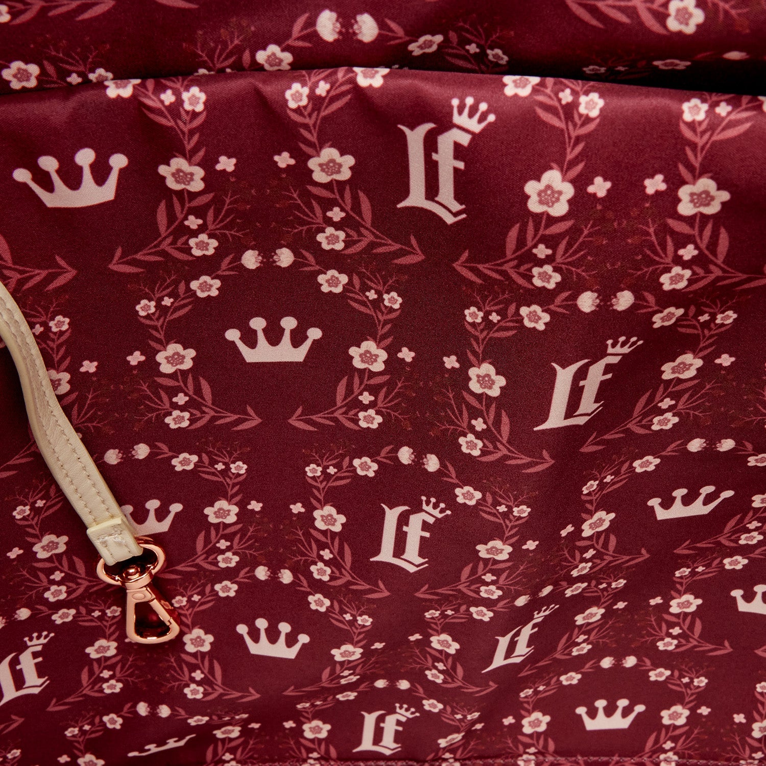 Loungefly Originals Cream & Red Floral Tote Bag - GeekCore