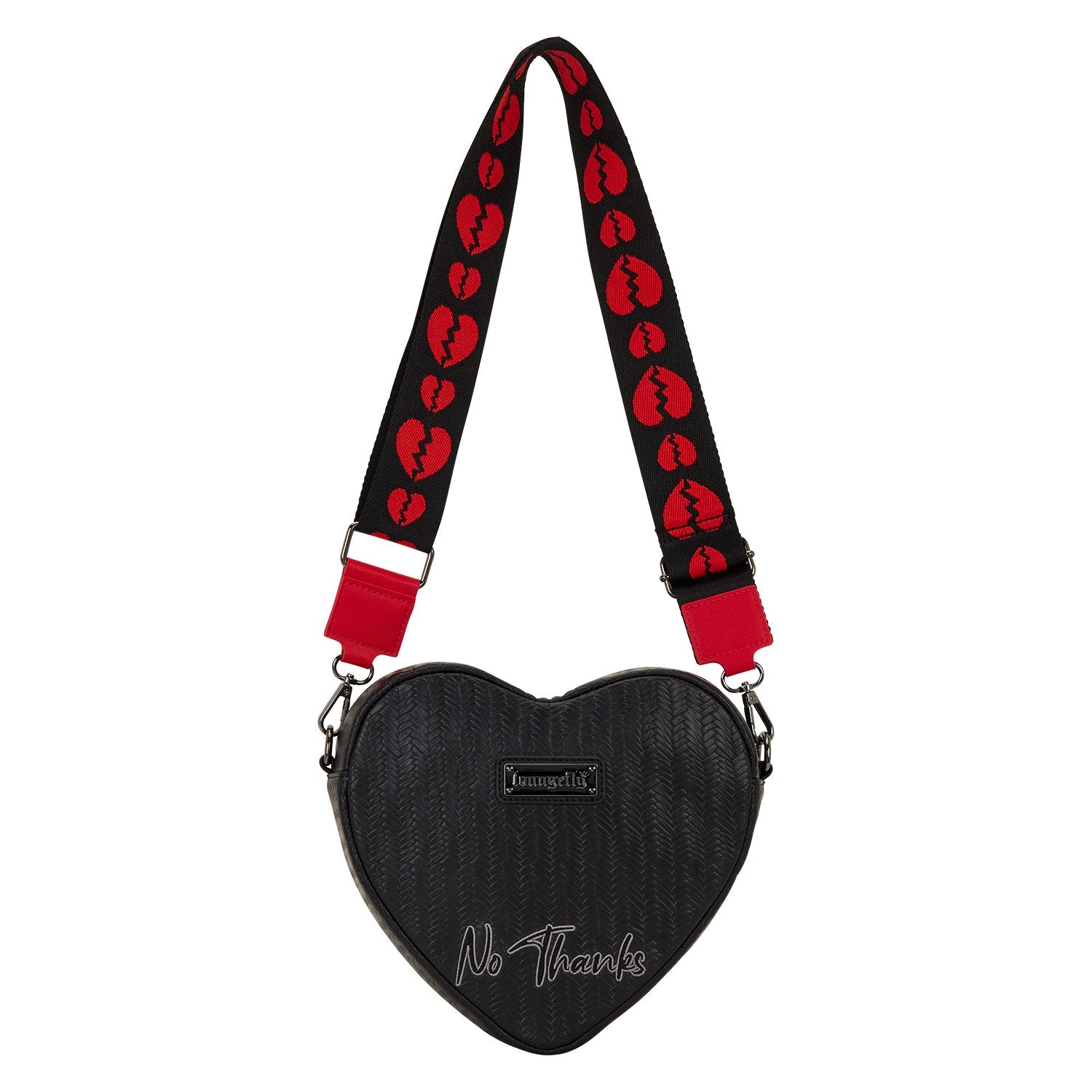 Loungefly Originals Figural Broken Heart Crossbody Bag - GeekCore