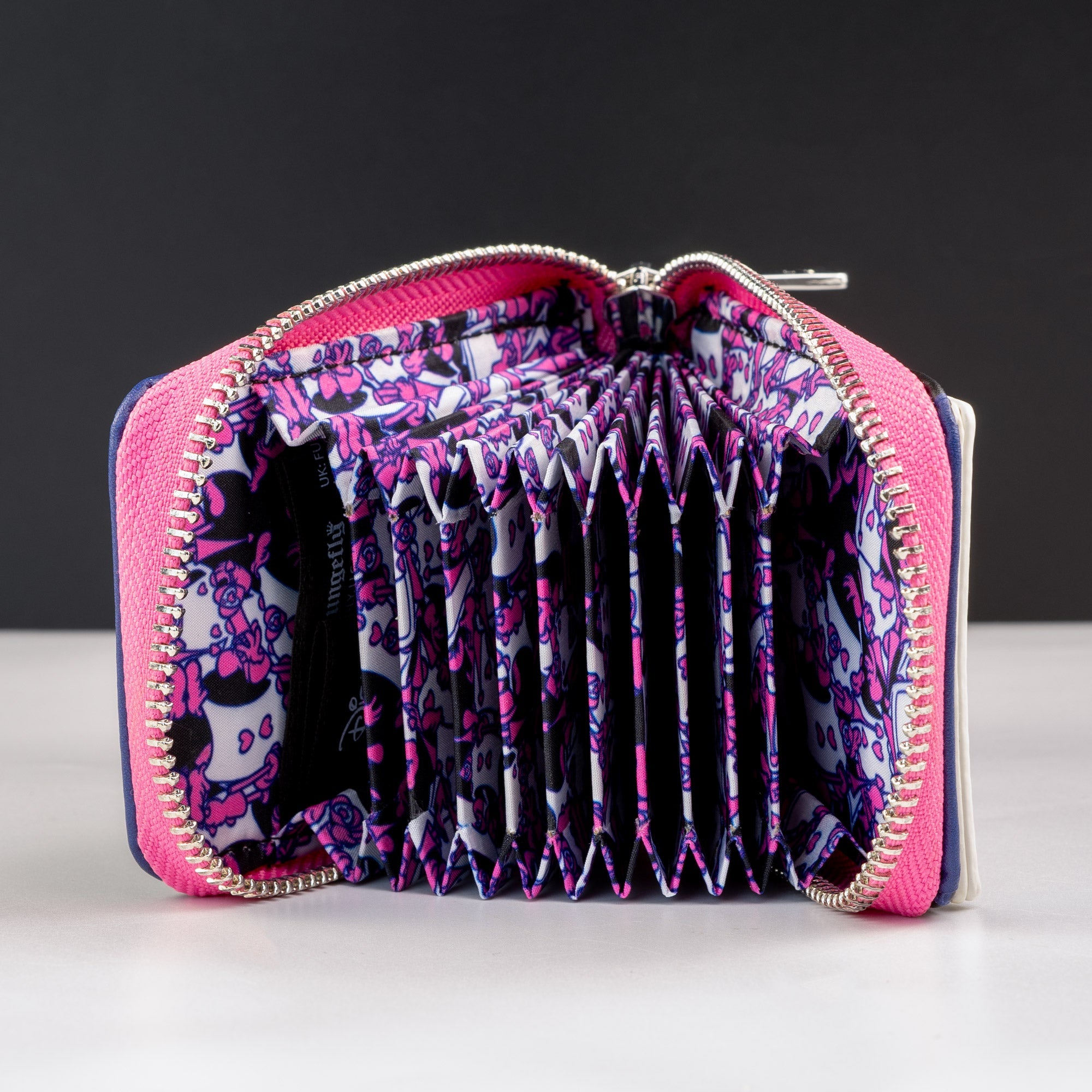 Loungefly x Disney Alice in Wonderland Character Playing Cards Accordion Wallet - GeekCore