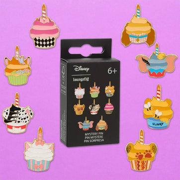 Loungefly x Disney Animal Cupcakes Blind Box Mystery Pin - GeekCore