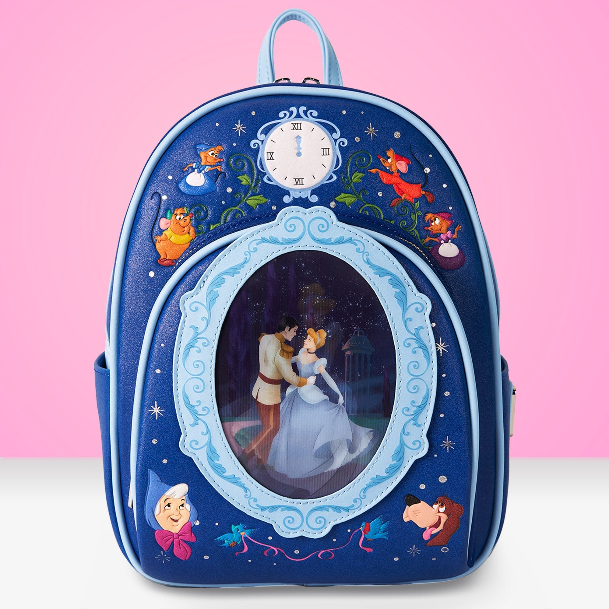 Loungefly x Disney Cinderella 75th Anniversary Lenticular Mini Backpack - GeekCore