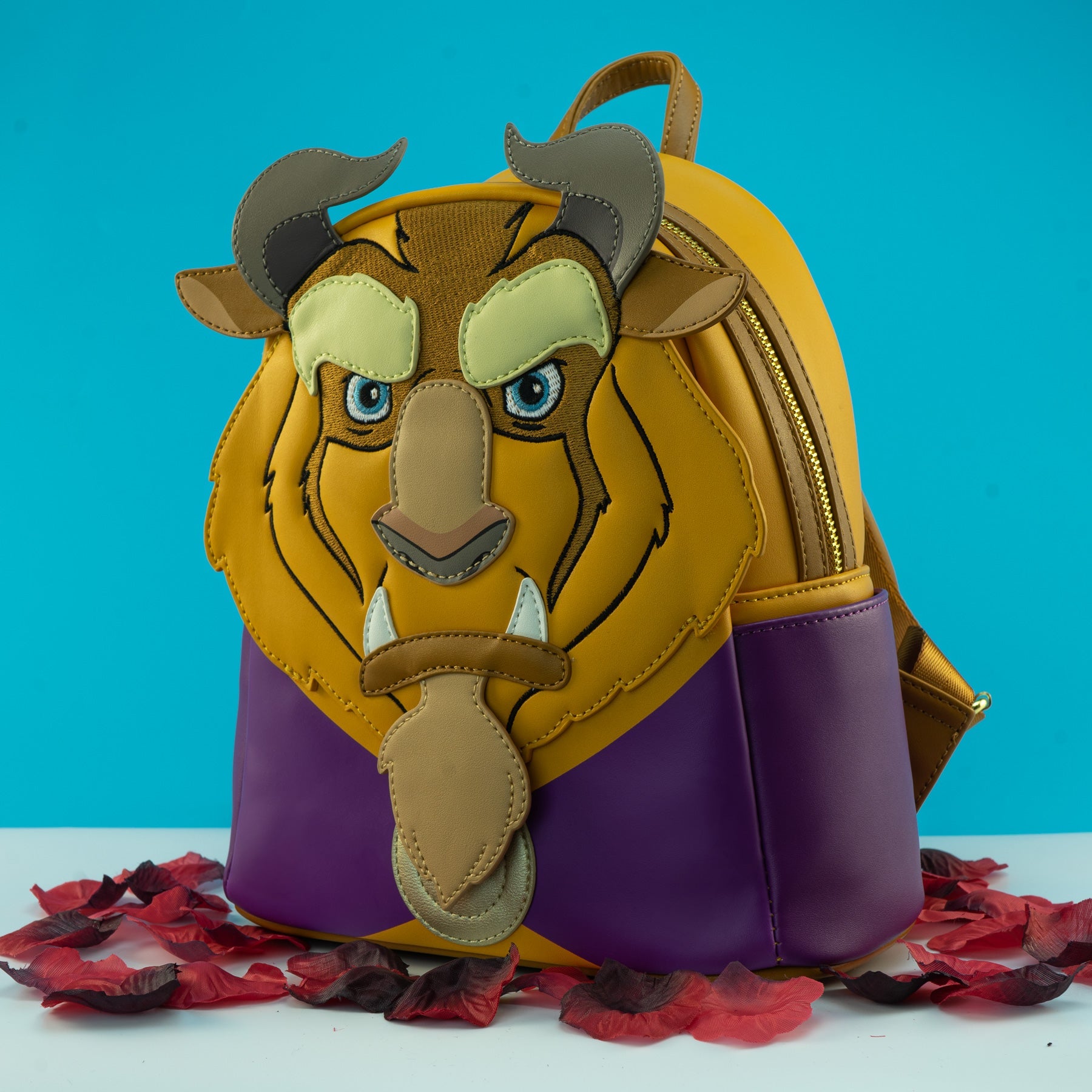 beast loungefly mini backpack Loungefly x Disney Enchanted Beast Cosplay Mini Backpack – GeekCore