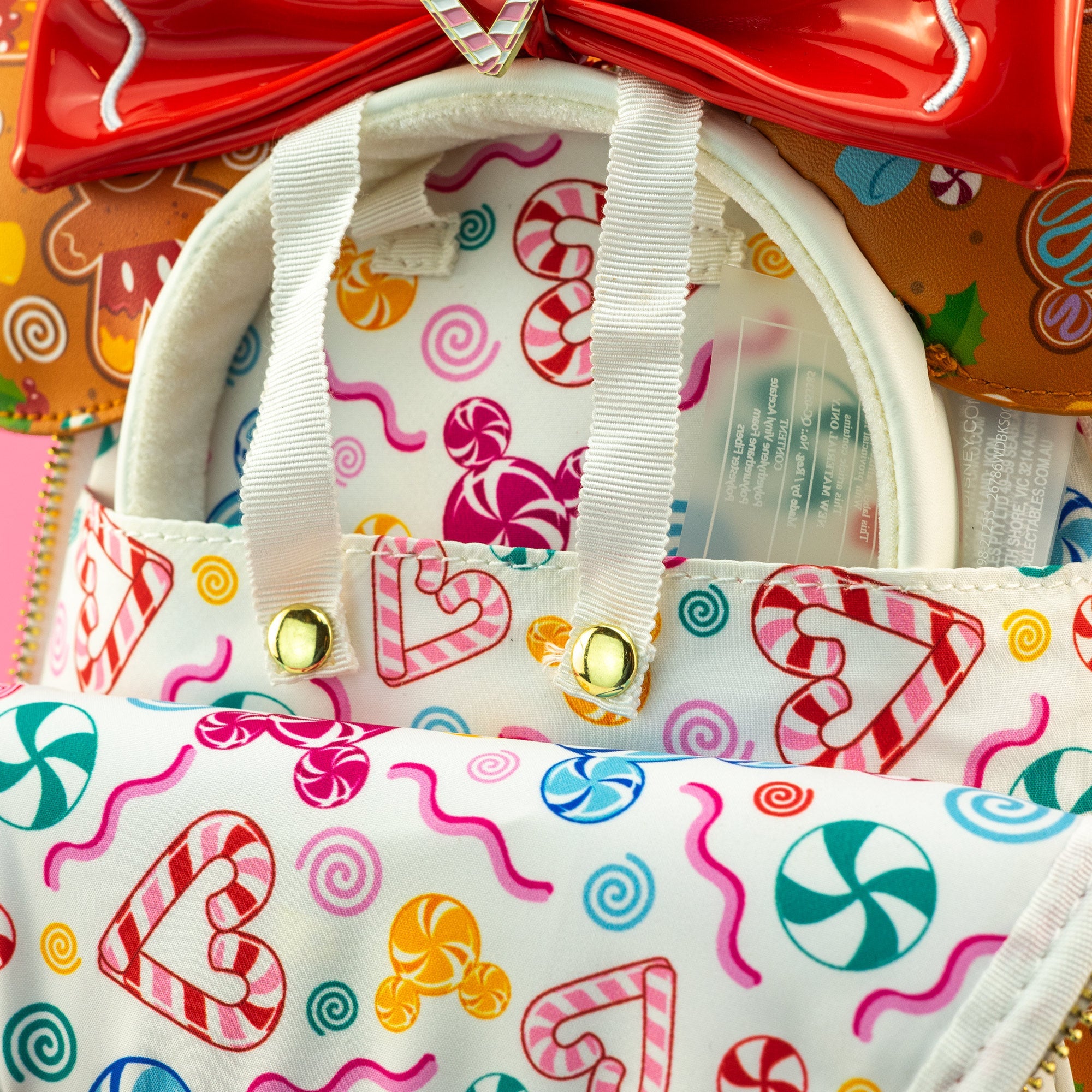 Loungefly x Disney Gingerbread All Over Print Mini Backpack and Headband Set - GeekCore