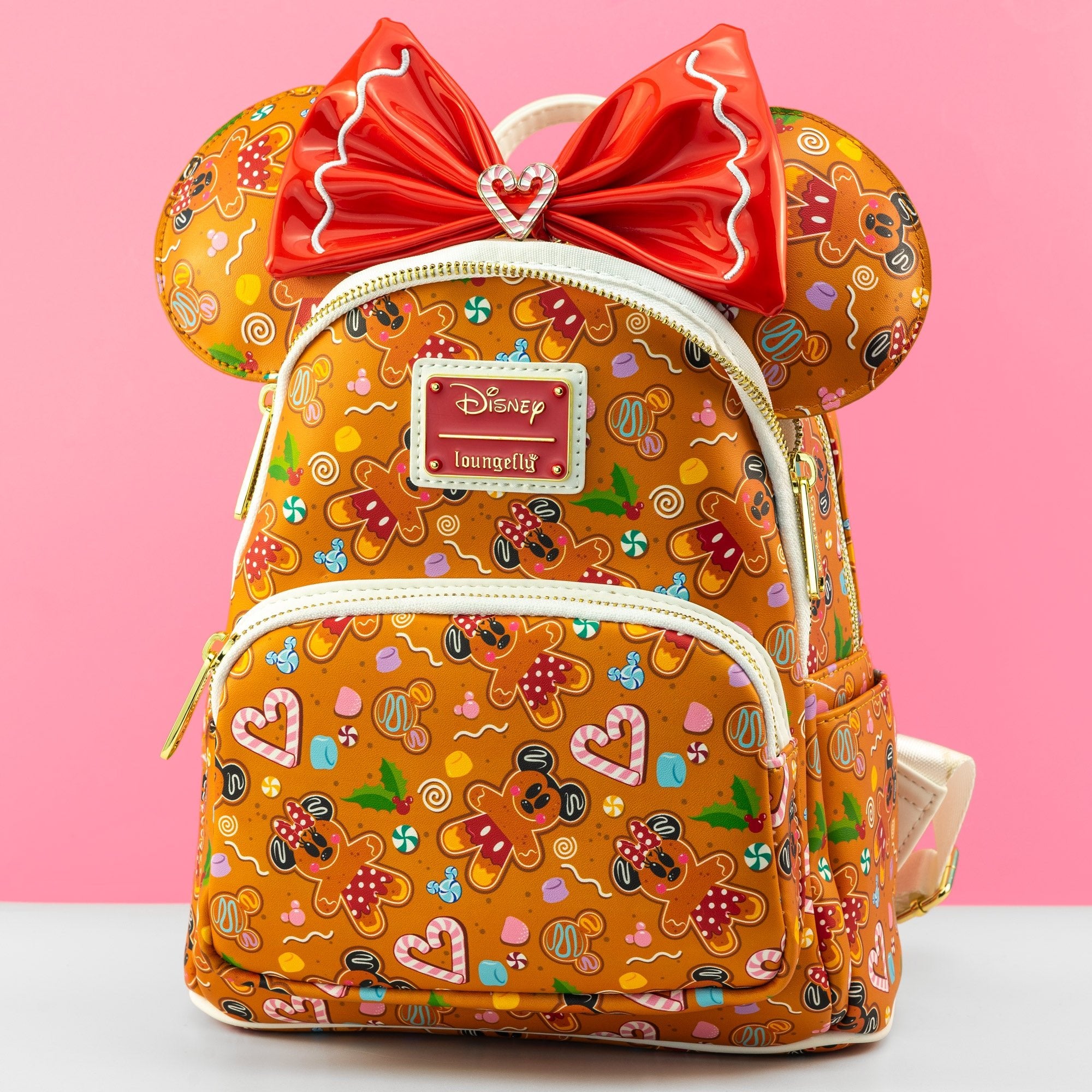 Loungefly x Disney Gingerbread All Over Print Mini Backpack and Headband Set - GeekCore