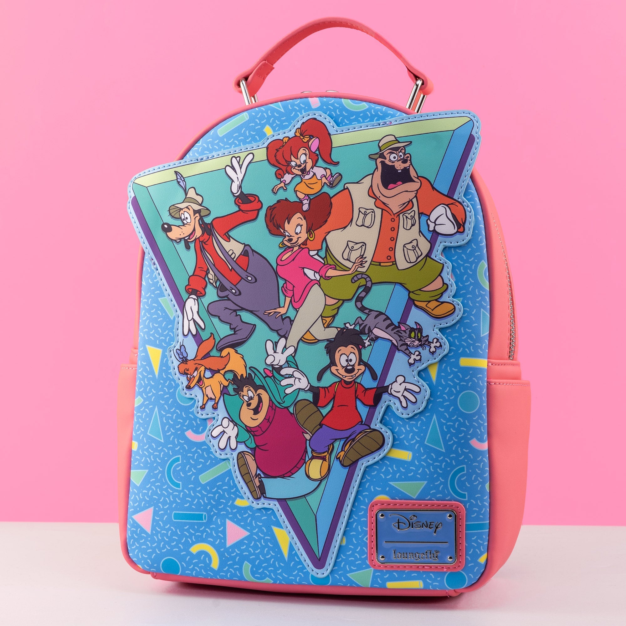 Loungefly x Disney Goofy Movie Troop Triangle Mini Backpack – GeekCore
