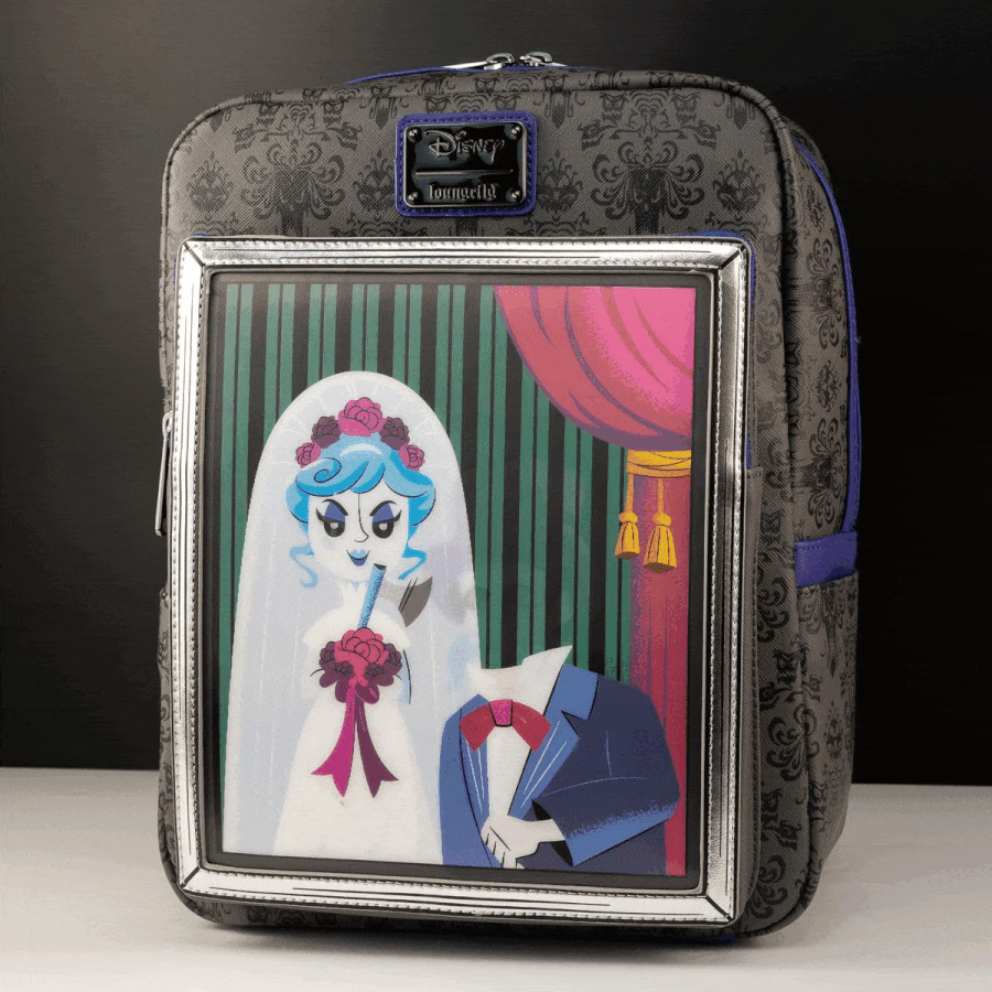 Loungefly x Disney Haunted Mansion Black Widow Bride Mini Backpack - GeekCore