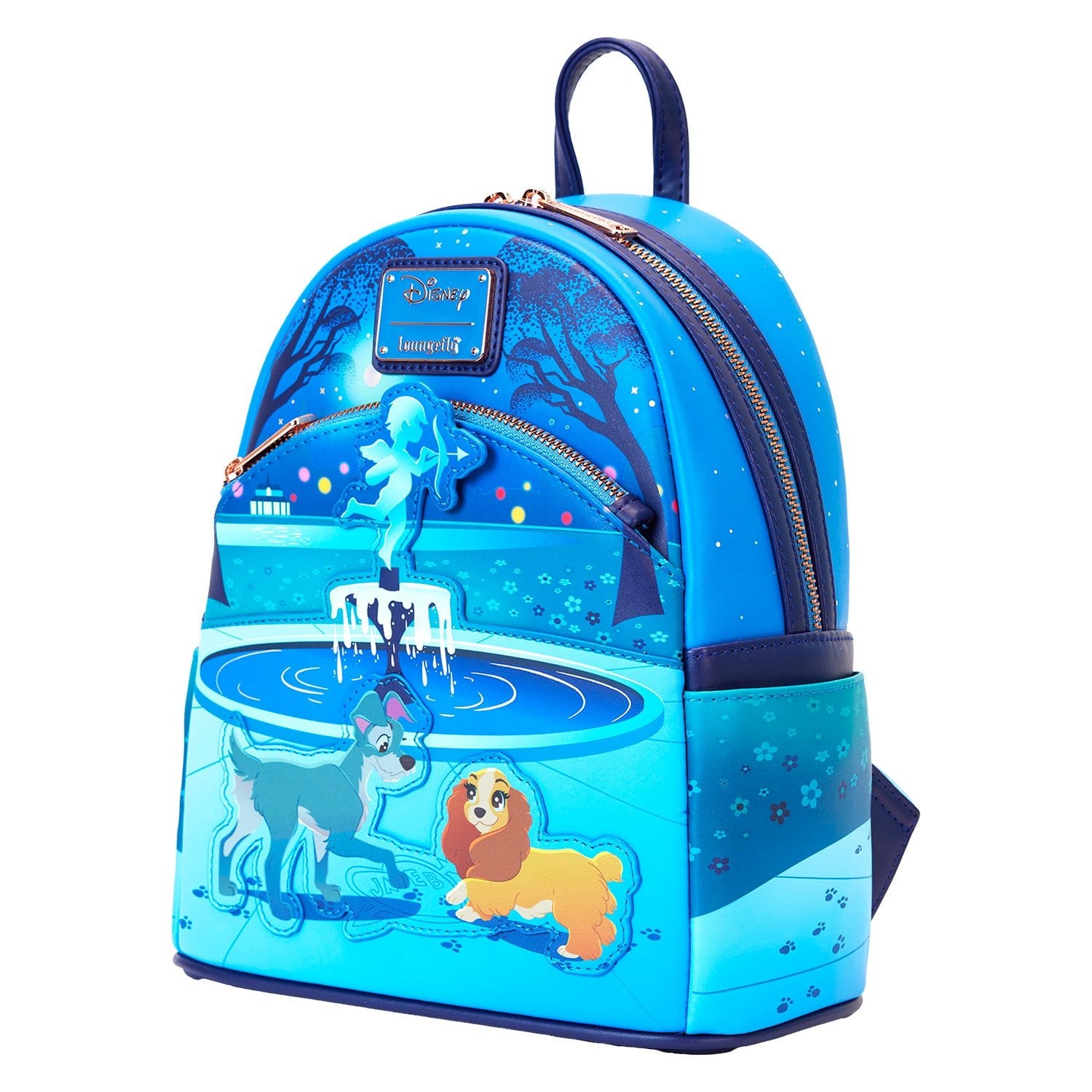 Loungefly x Disney Lady and the Tramp 70th Anniversary Mini Backpack - GeekCore