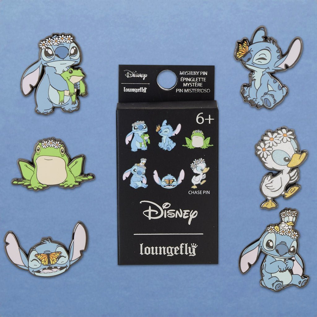 Loungefly x Disney Lilo and Stitch Springtime Mystery Pin Blind Box - GeekCore