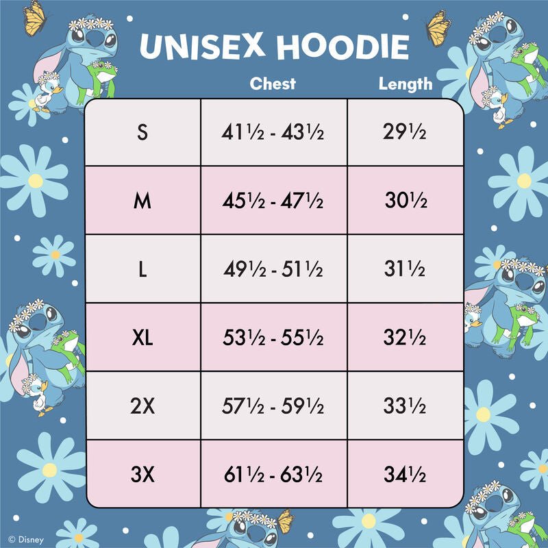 Loungefly x Disney Lilo and Stitch Springtime Stitch Unisex Hoodie - GeekCore