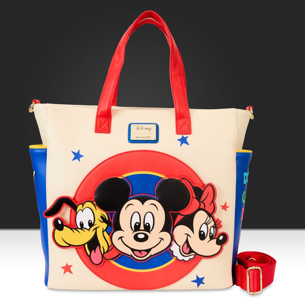 Loungefly x Disney Mickey And Friends Convertible Backpack Tote