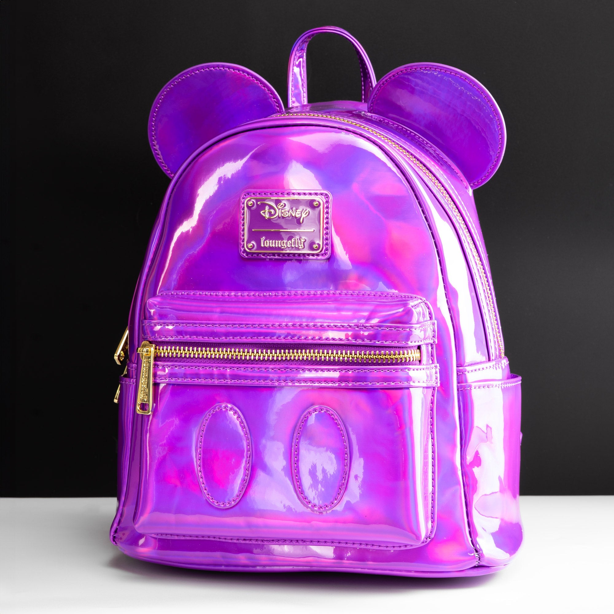 Loungefly x Disney Mickey Mouse Purple Shine Mini Backpack - GeekCore