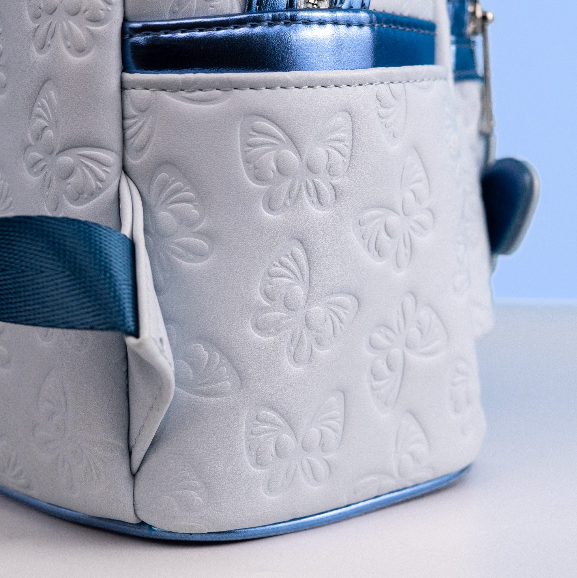 Loungefly x Disney Minnie Mouse Blue Butterfly Mini Backpack - GeekCore