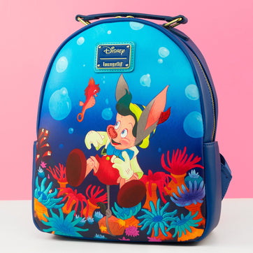 Loungefly x Disney Pinocchio Sea Mini Backpack - GeekCore