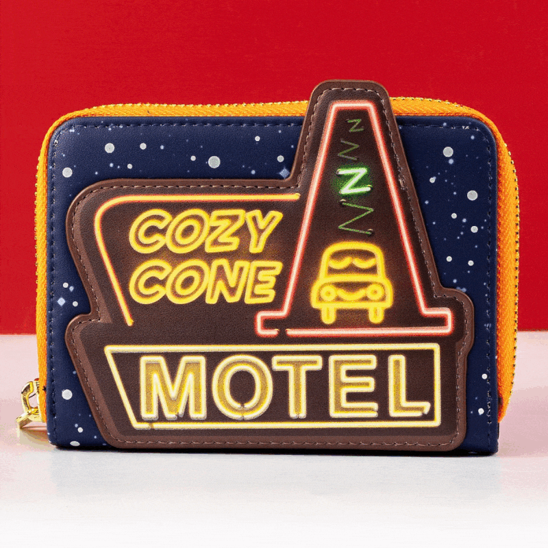 Loungefly x Disney Pixar Moments Cars Cozy Cone Zip Around Wallet – GeekCore