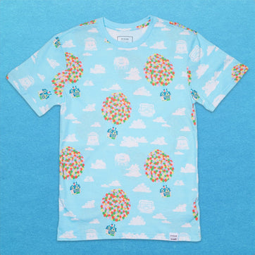 Loungefly x Disney Pixar Up 15th Anniversary Balloon House Unisex T - Shirt - GeekCore