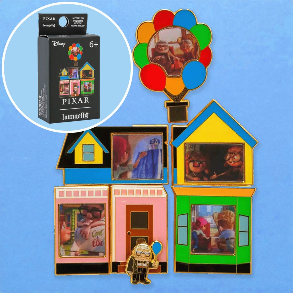 Loungefly x Disney Pixar Up Lenticular Puzzle Blind Box Mystery Pin - GeekCore