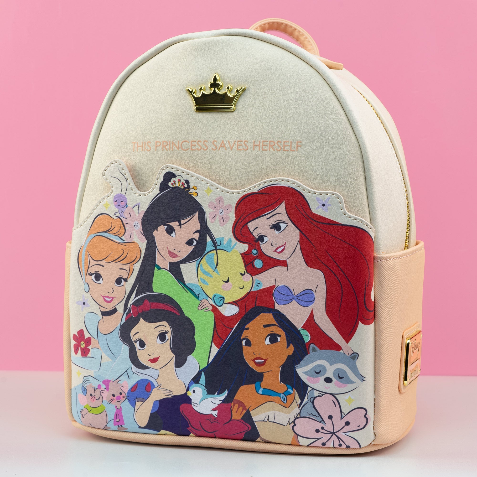 disney princess sidekicks loungefly mini backpack Loungefly x Disney Princesses and Sidekicks Mini Backpack – GeekCore