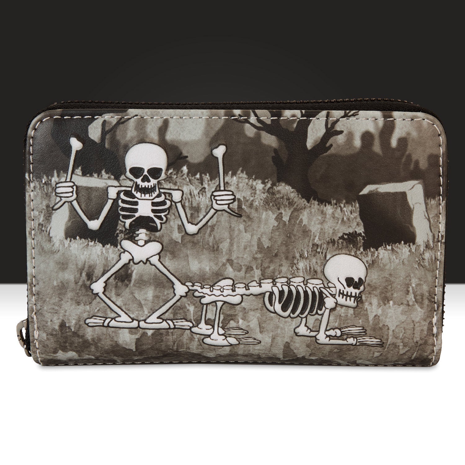 Loungefly x Disney Skeleton Dance Zip Around Wallet - GeekCore