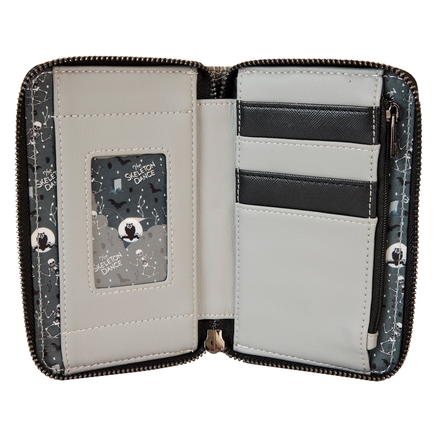 Loungefly x Disney Skeleton Dance Zip Around Wallet - GeekCore