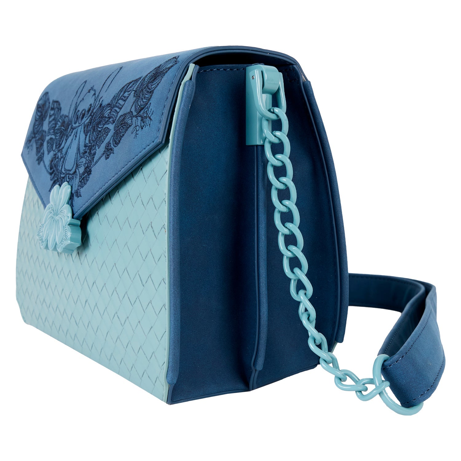 Loungefly x Disney Stitch Embroidered Crossbody Bag - GeekCore