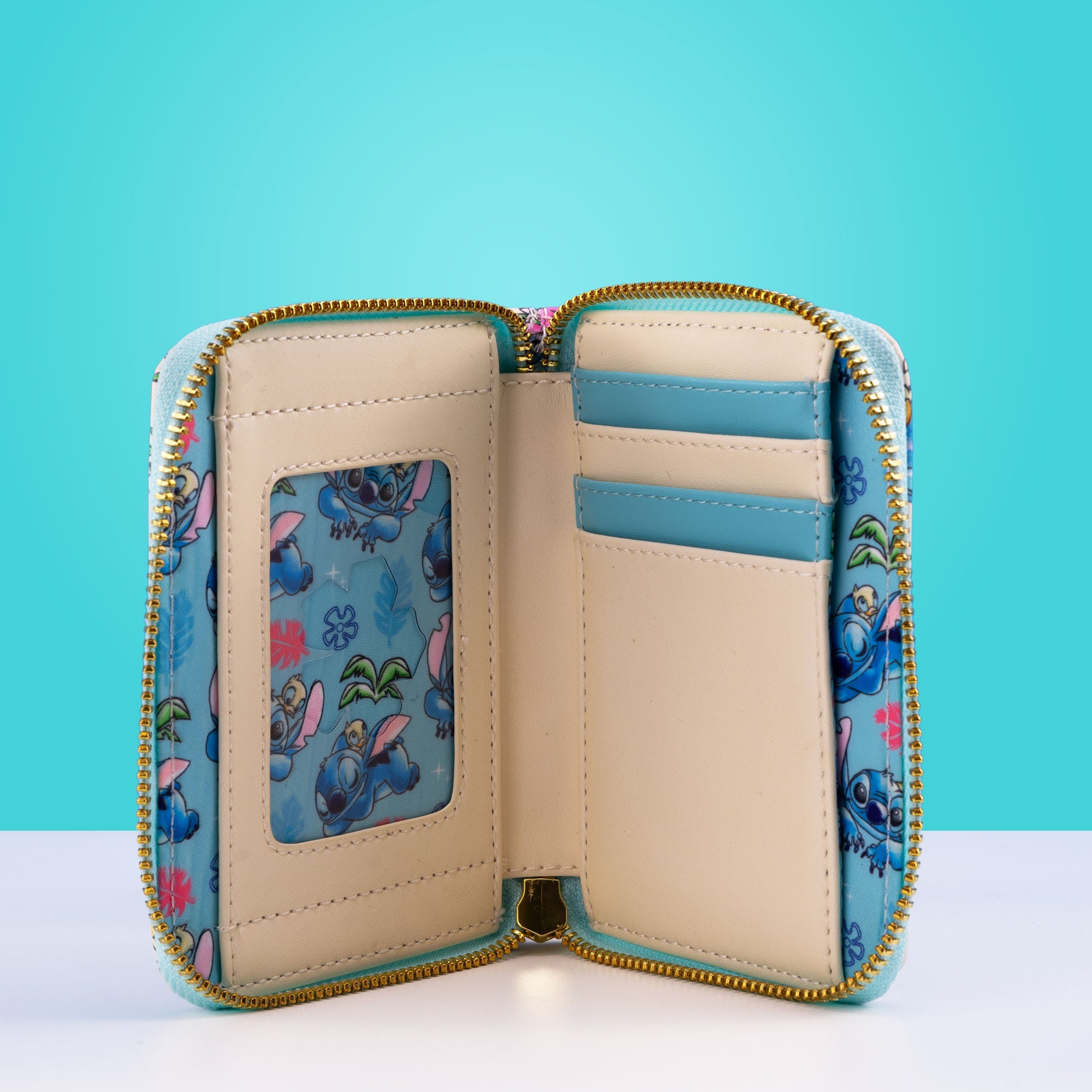 Loungefly x Disney Stitch with Ducklings Tropical Wallet - GeekCore