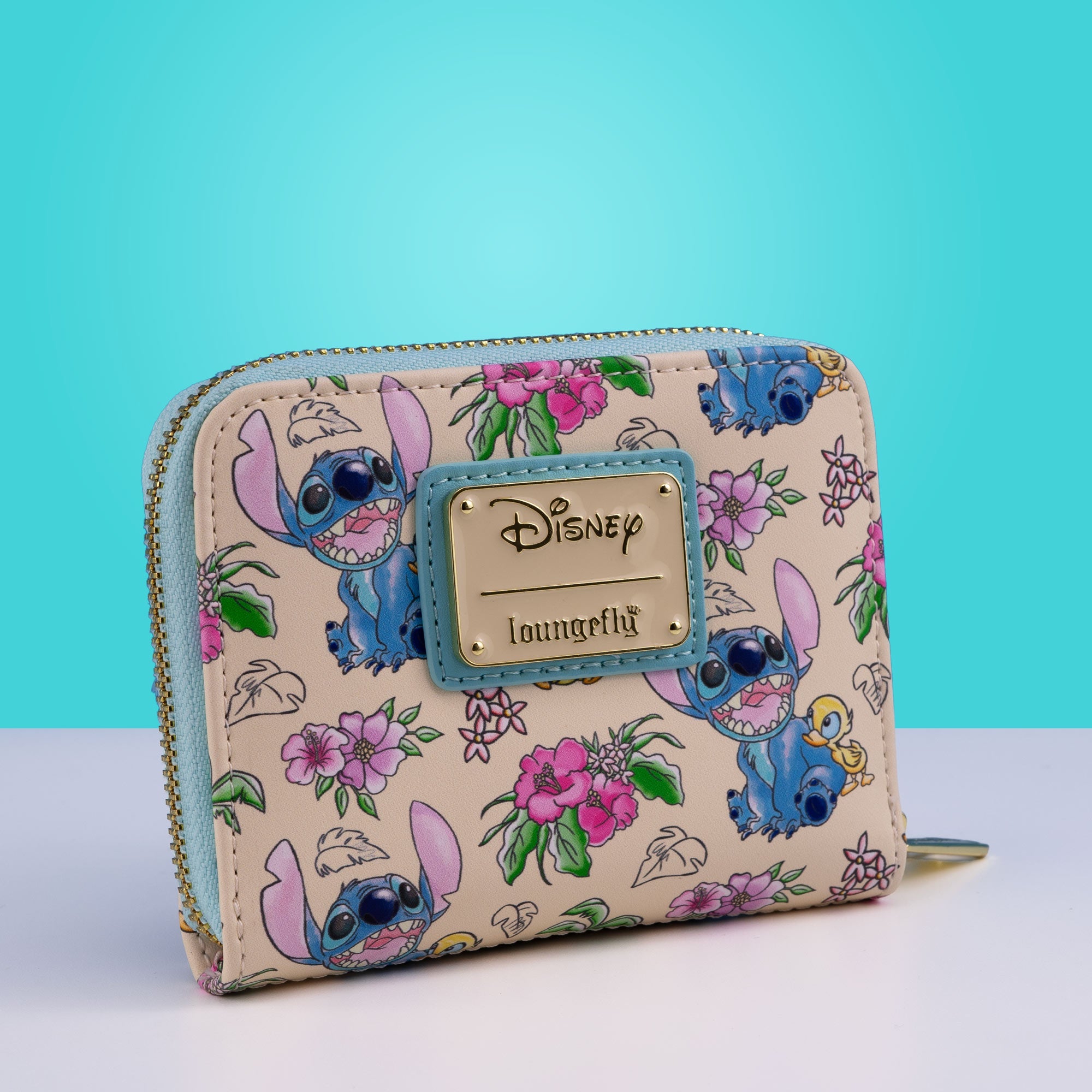 Loungefly x Disney Stitch with Ducklings Tropical Wallet - GeekCore