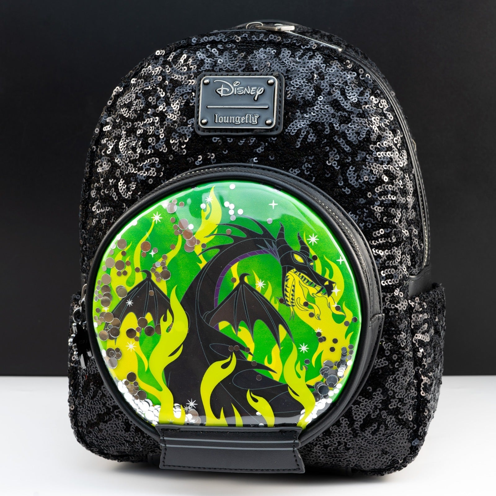 disney villains maleficent dragon mini backpack Loungefly x Disney Villains Maleficent Dragon Sequin Globe Mini Backpa – GeekCore
