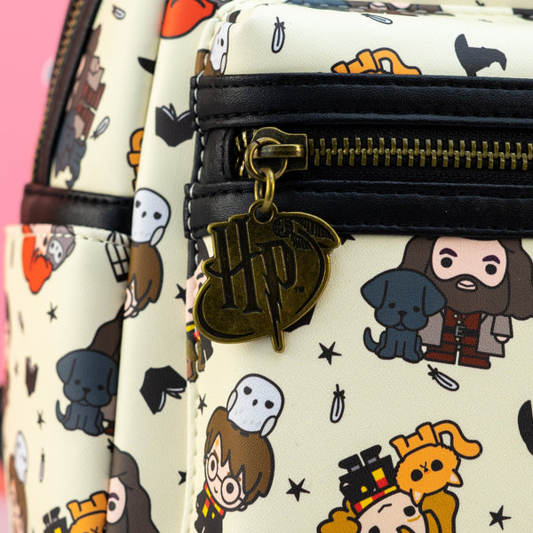 Loungefly Mini Zaino Harry Potter Chibi – Personaggi Con Bacchette – Zaino Ufficiale Per Bambini E Adulti - 4