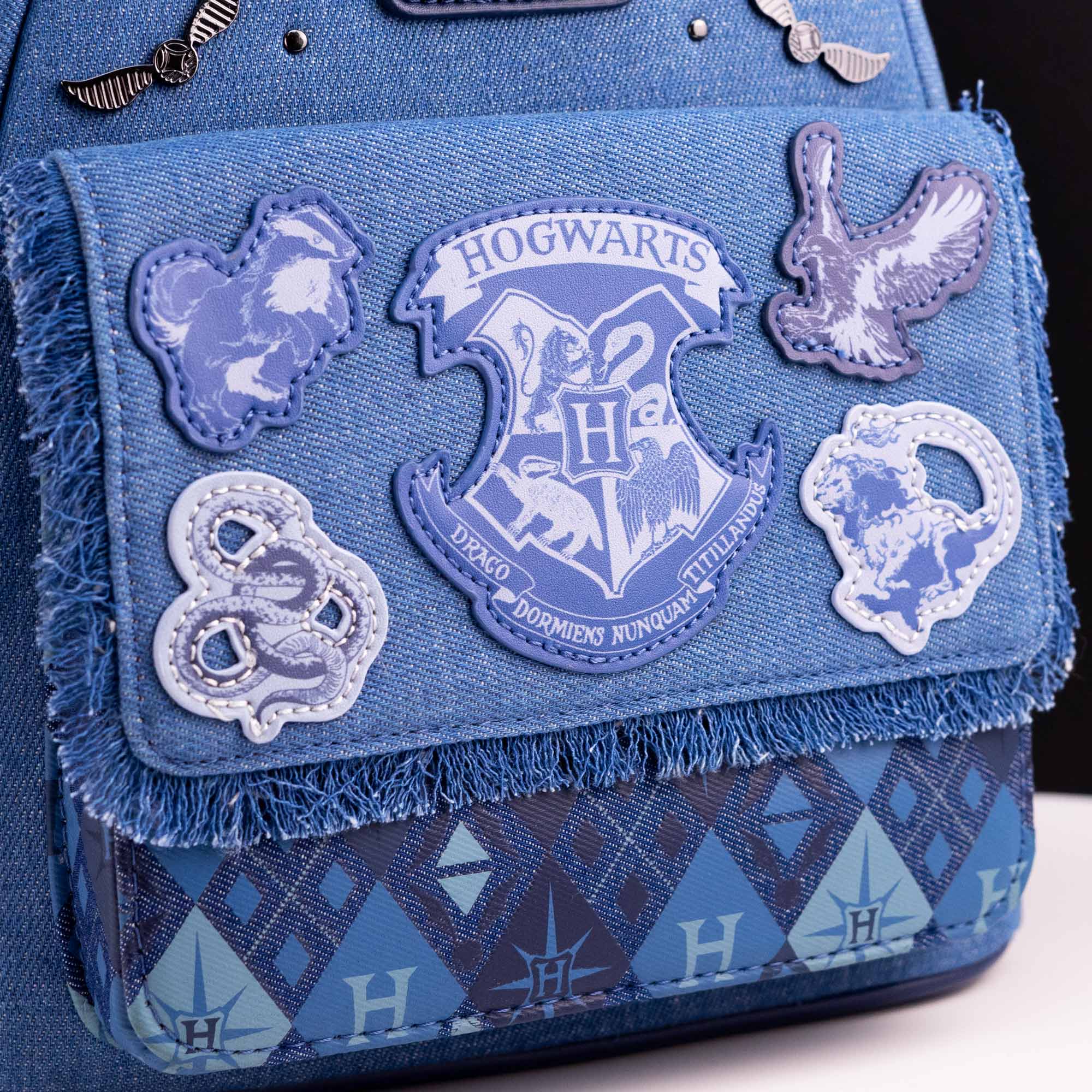 Loungefly x Harry Potter Denim Mini Backpack - GeekCore