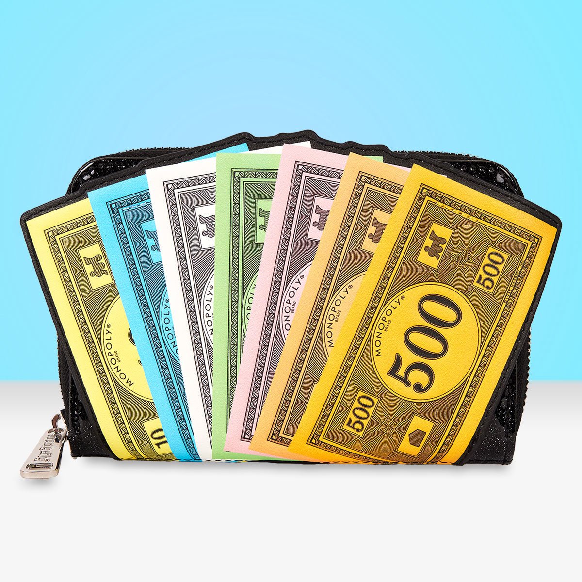 Loungefly x Hasbro Monopoly Money Zip Around Wallet - GeekCore