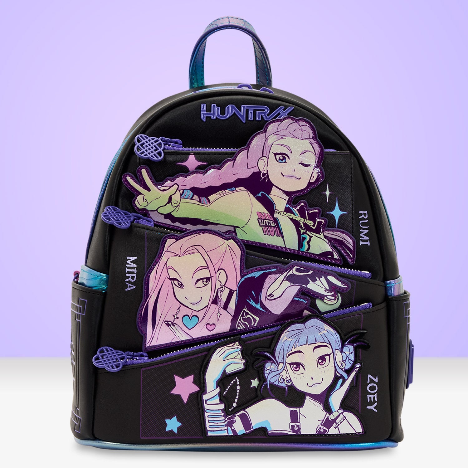 Loungefly x K-Pop Demon Hunters Huntrix Mini Backpack – GeekCore