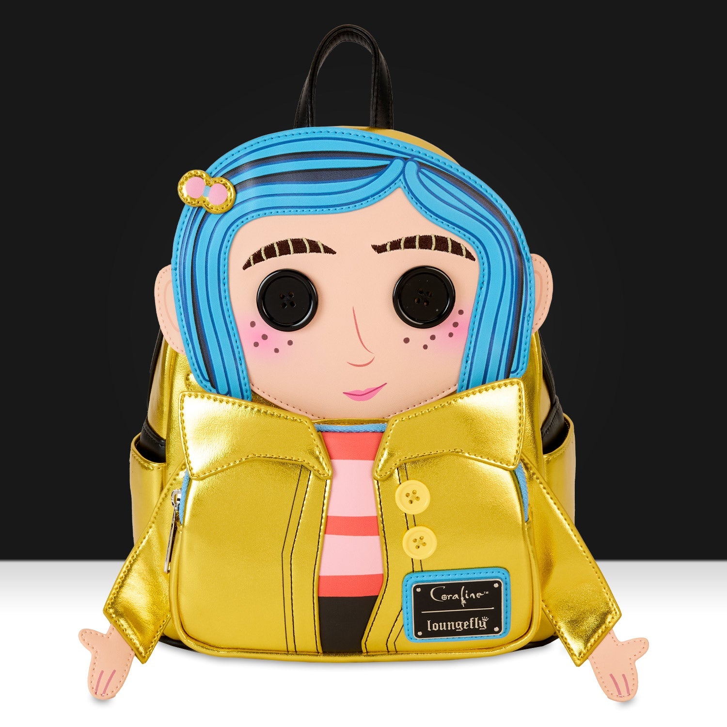 coraline backpack mini Loungefly x Laika Coraline Doll Cosplay Mini Backpack – GeekCore