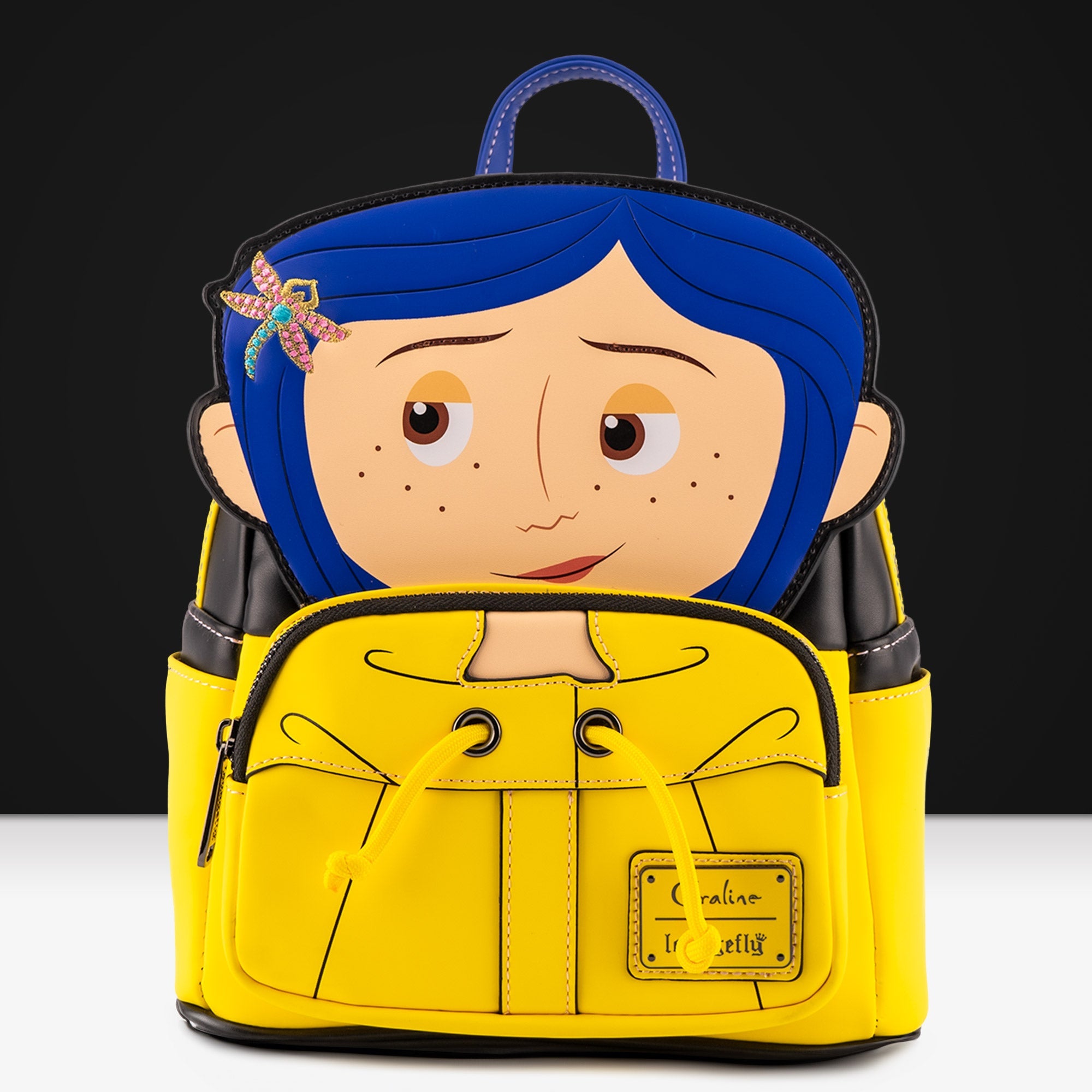 Loungefly x Laika Coraline Raincoat Mini Backpack - GeekCore