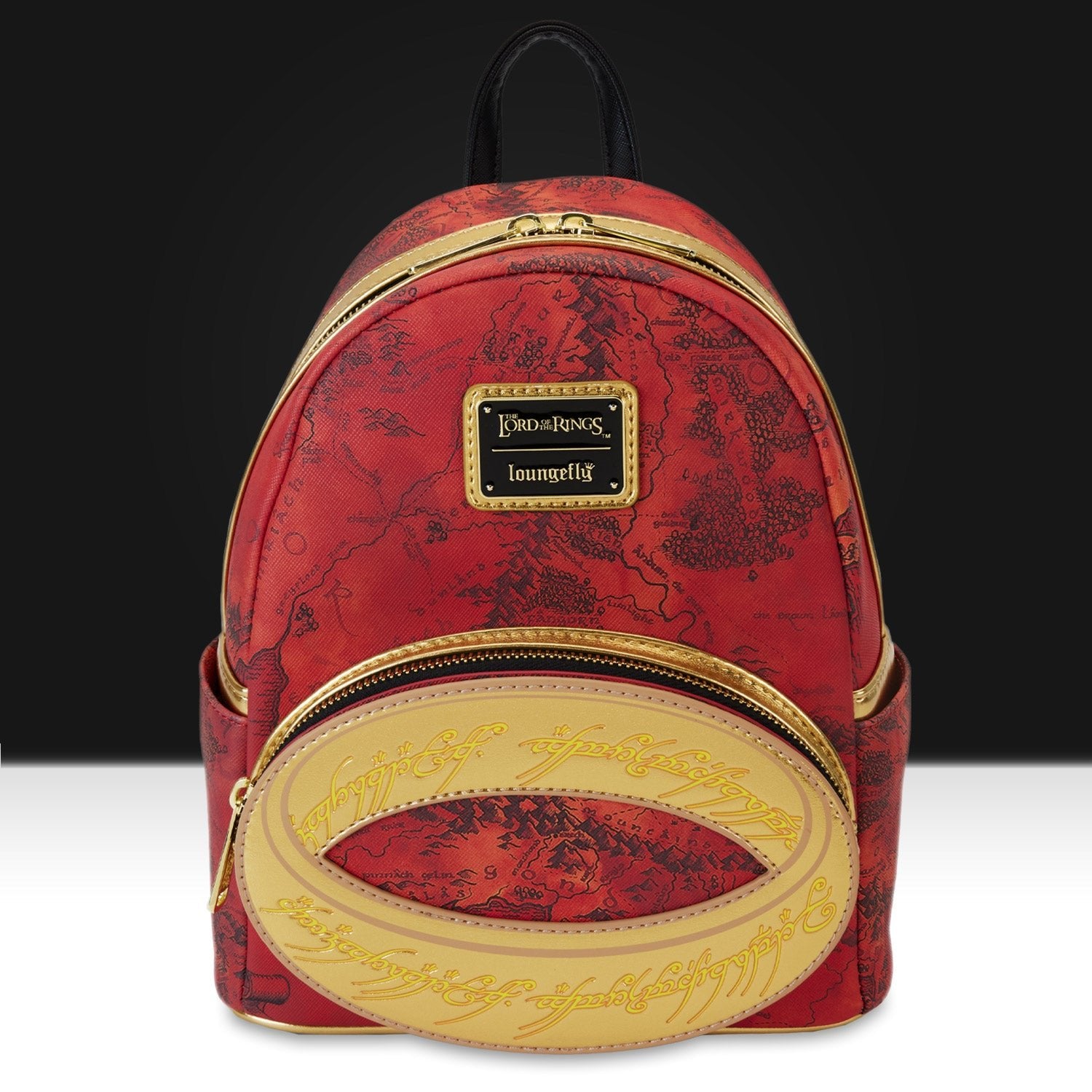 gold ring mini backpack Loungefly x Lord of the Rings The One Ring Mini Backpack – GeekCore