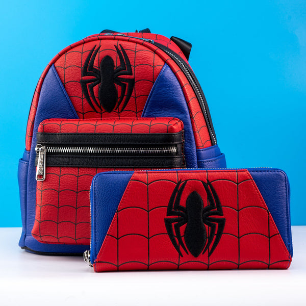 Loungefly Marvel Captain America Metallic Zip Around Wallet - Faux Leather With Card Slots