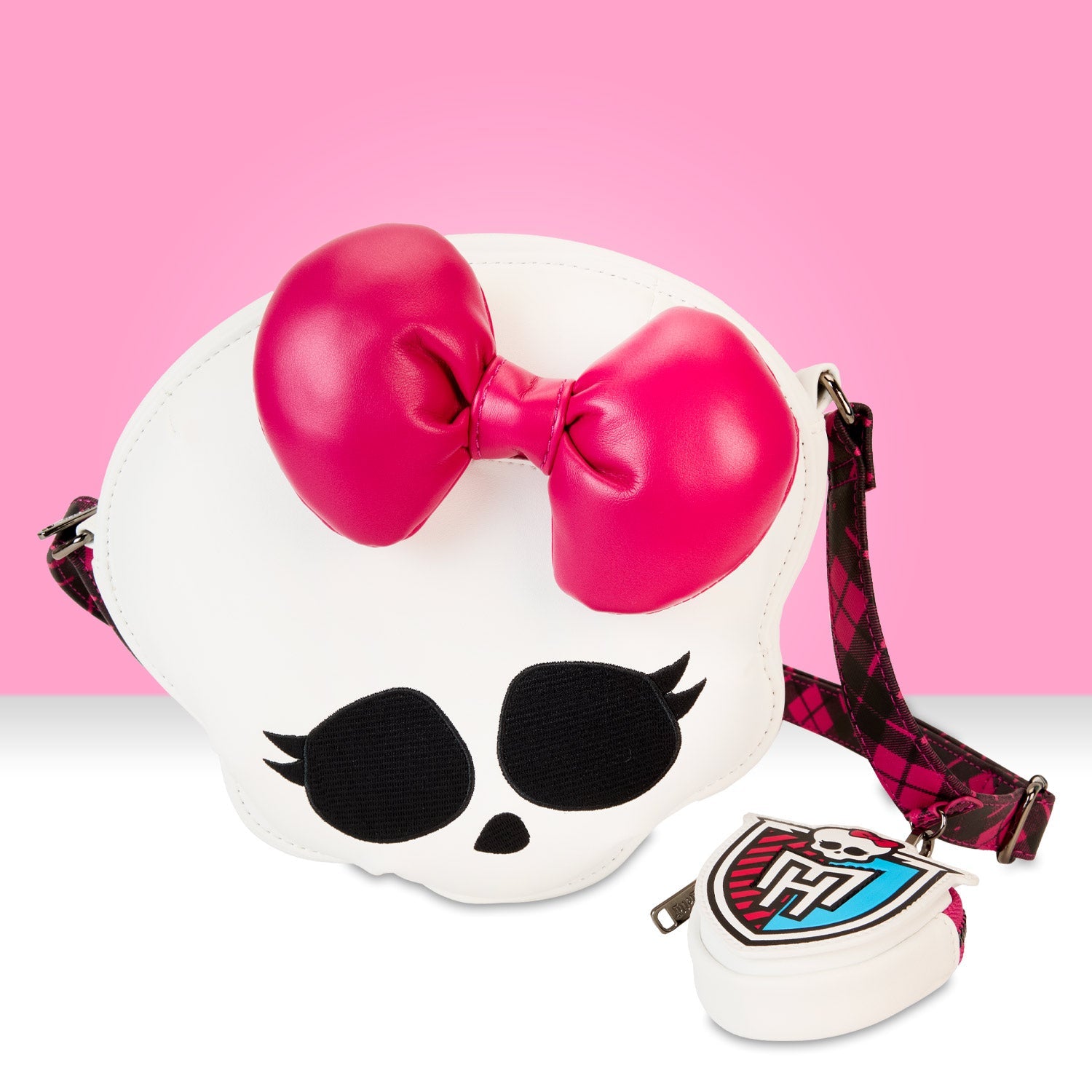 Loungefly x Mattel Monster High Skullette Figural Crossbody With Coin Bag - GeekCore