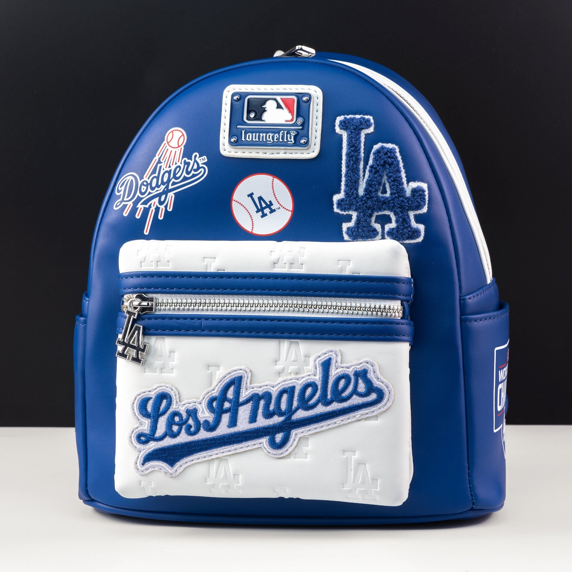 dodgers loungefly mini backpack Loungefly x MLB LA Dodgers Patches Mini Backpack – GeekCore